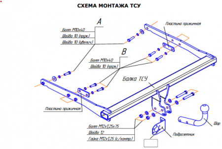 Фаркоп 3966-A Oris на Ford Mondeo седан 2007-2015 без выреза в бампере. Тип шара: A. Нагрузки: 1200/50 кг, масса фаркопа 14,3 кг (без электрики в комплекте) от магазина ФаркопРос